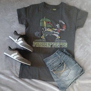 🌈 2/$25: Tee Villian Boys Fightin' Fetts